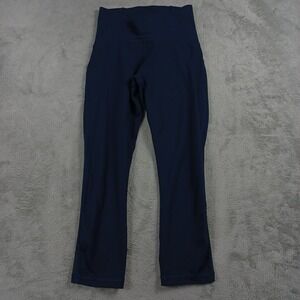 Lululemon Pants Womens 4 Navy Blue Timeless Cropped‎ Yoga Athletic Gym